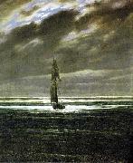 Caspar David Friedrich Seascape by Moonlight, also known as Seapiece by Moonlight oil